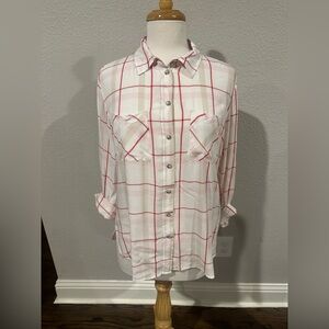 Sanctuary Plaid Button-Up Shirt